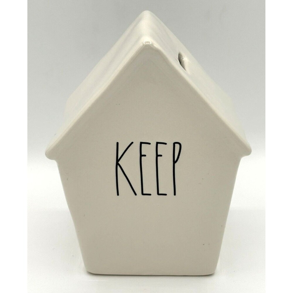 Rae Dunn Artisan by Magenta "Keep" Bank Birdhouse Shaped‎ Collection NEW!